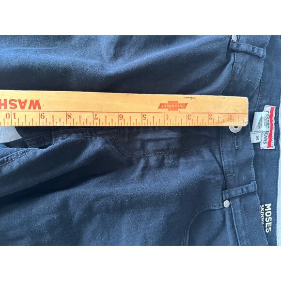 🌵4/$25 Castro Moses Skinny Men's Size 34 Jeans Black Denim Stretch - Picture 7 of 11